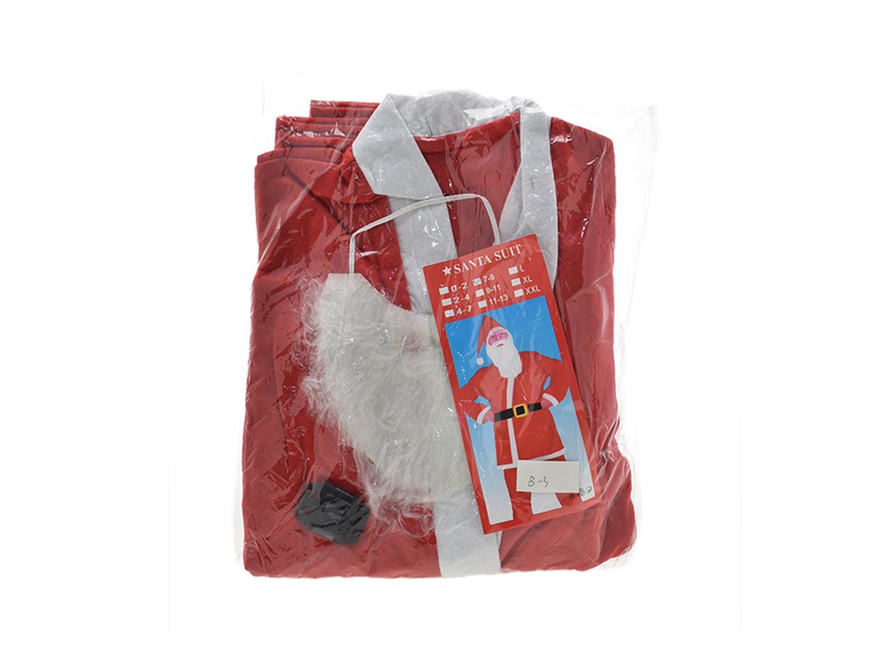 Costume da babbo natale per bambino misura 6-9 anni