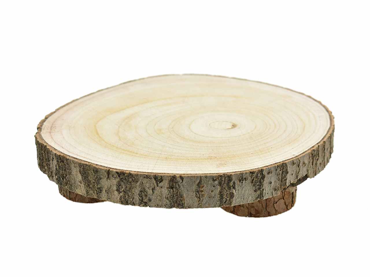 Base legno d.35cm con piede 6165310