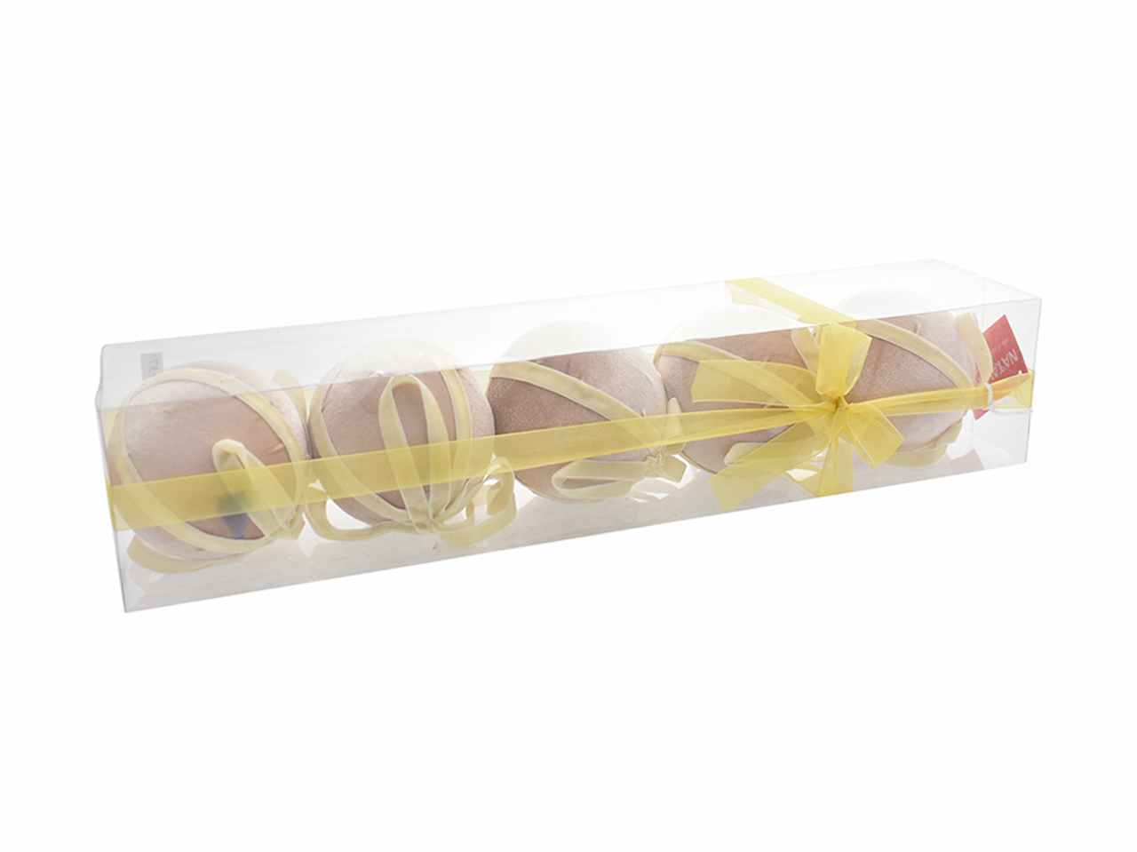 Palle 5 pezzi 10cm oro