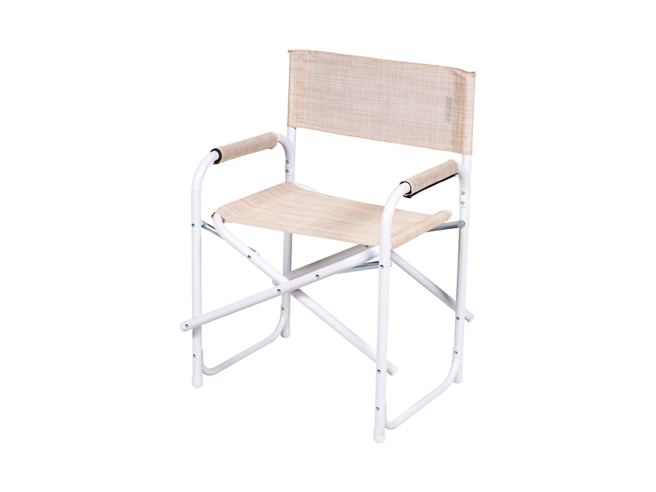 Sedia regista in tessuto textilene in alluminio tubo 24mm colore beige