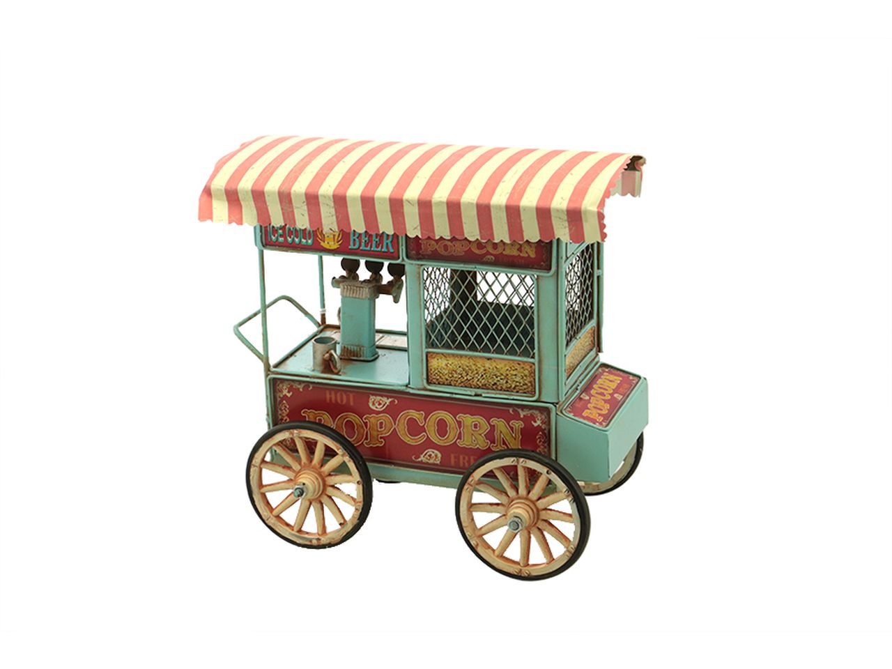 Carretto dei  popcorn decorativo misura 24x15x24cm