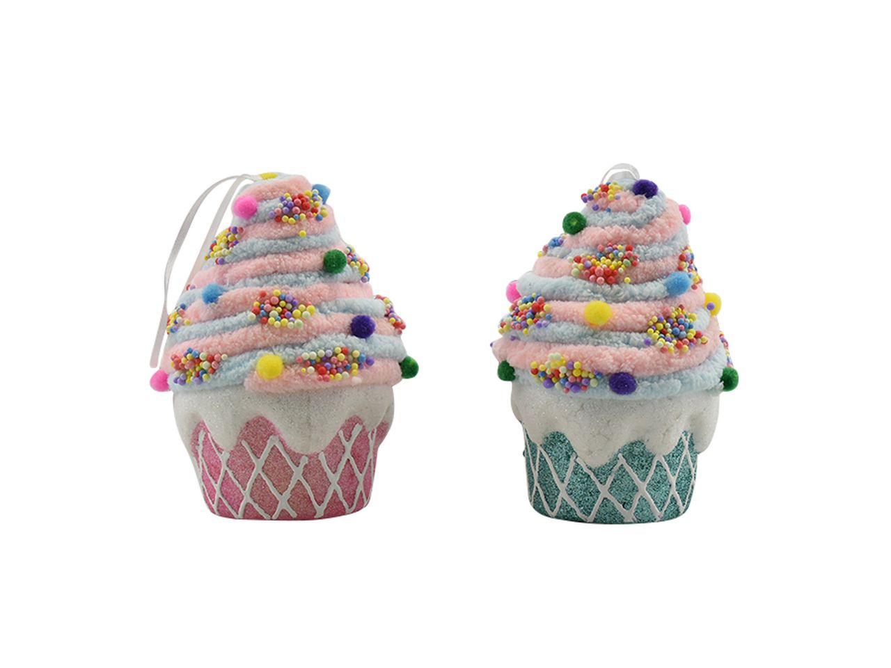 Pendente natalizio dolcetto in 2 assortimenti misura 1010x14cm 24gr
