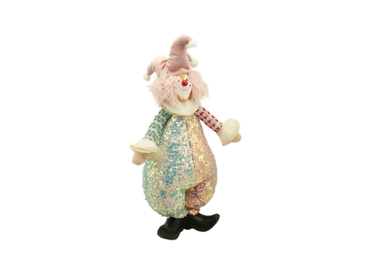 Clown misura 18x11x40cm rosa/tiffany