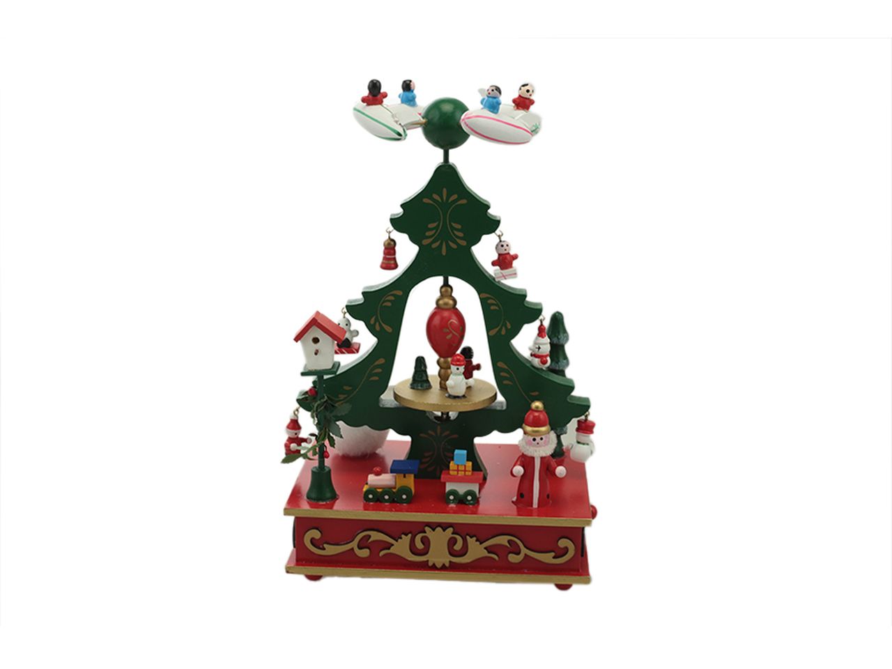 Carillon con alberello di natale misura 17x29cm