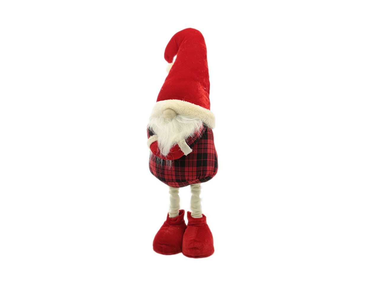Gnomo misura 120cm colore scozzese rosso