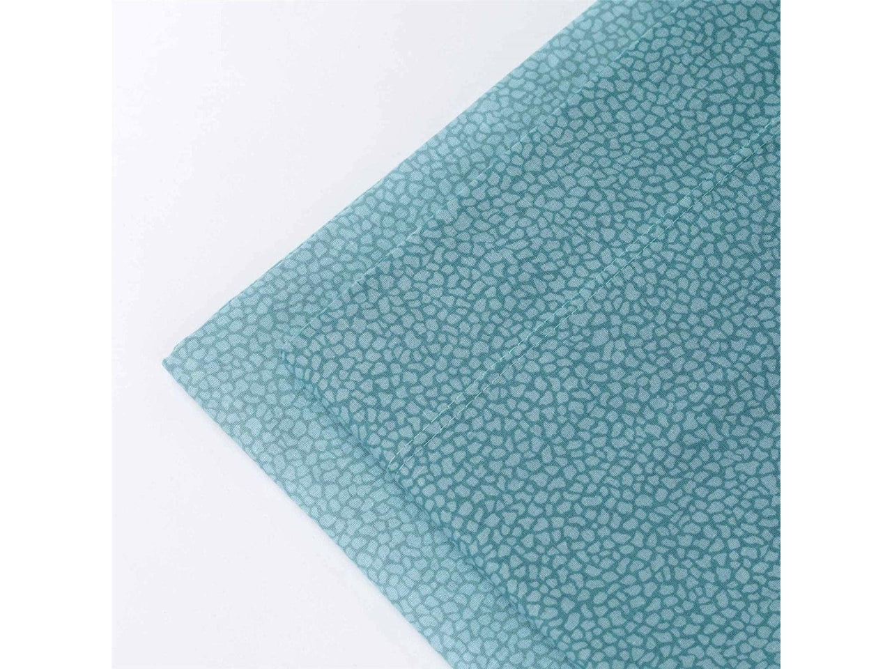 Set Completo Lenzuola Matrimoniale Arios Pois Azzurro Cielo, Puro Cotone, Linea Oro Carillo Home