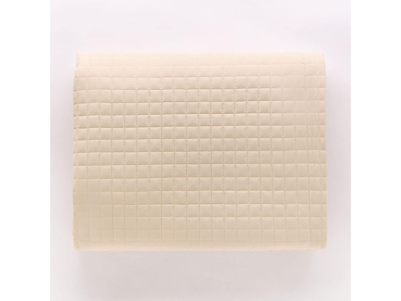 Trapunta matrimoniale primaverile Camilla in tessuto trapuntato beige, 260x260 cm - Carillo Home