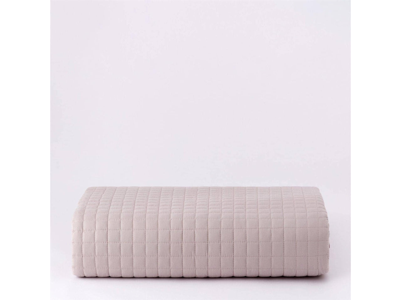 Trapunta letto singolo primaverile Camilla in tessuto trapuntato tortora, 170x260 cm - Carillo Home