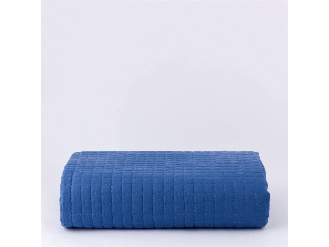 Trapunta letto singolo primaverile Camilla in tessuto trapuntato blu, 170x260 cm - Carillo Home