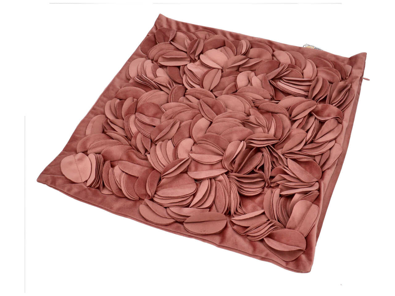 Carlotta foderina arredo velluto laser cut 45x45cm rosa