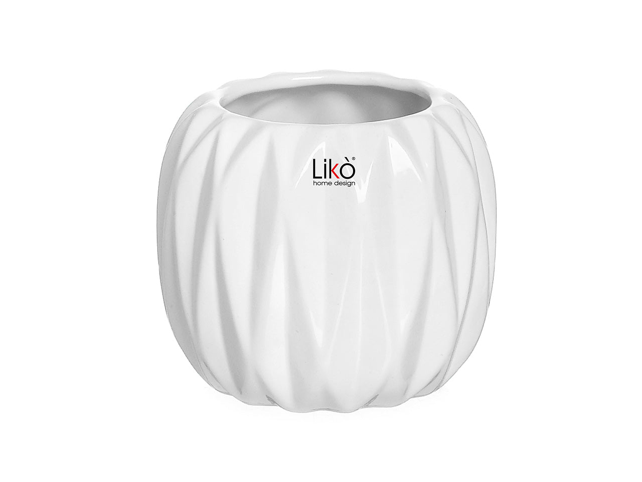 Vaso sferico h.8xd.9cm