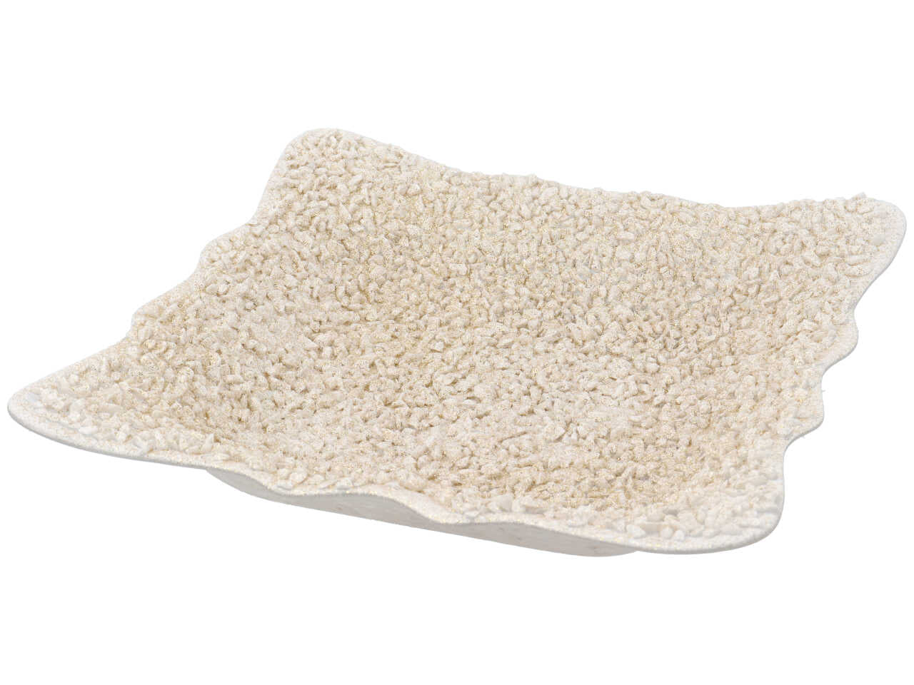 Piatto vetro sandy 21cm melany crete 182/18c