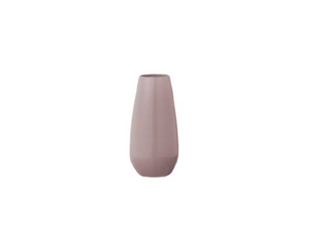 Vaso stone h26cm linea basic colore rosato