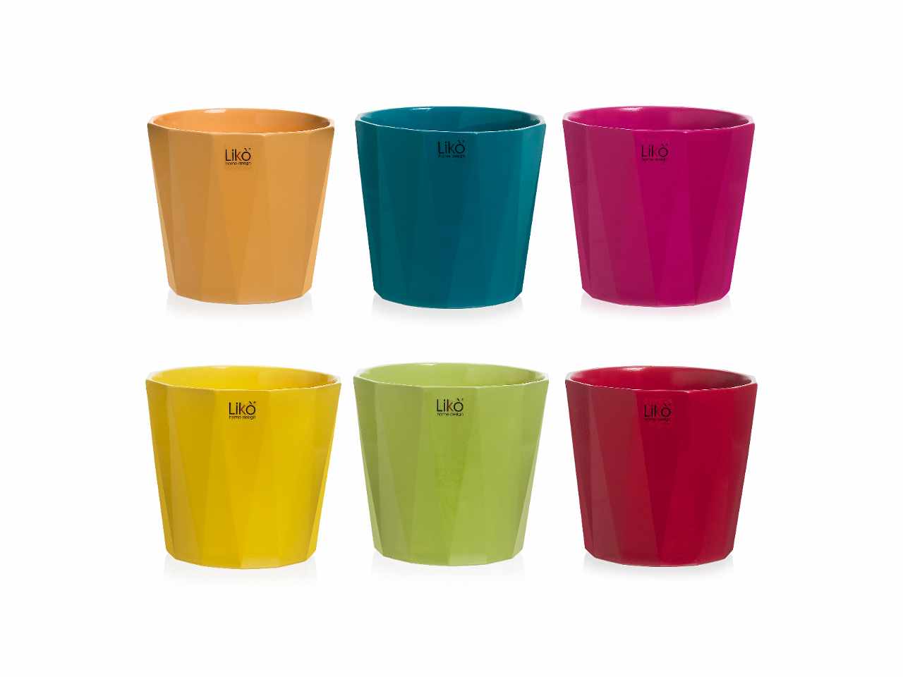 Cache pot d.13,5xh.12,7cm colori assortiti