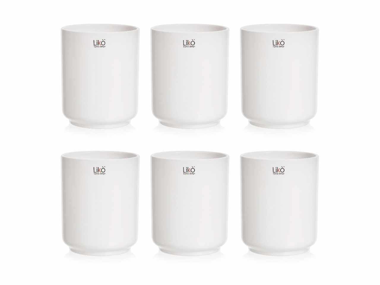 Cache pot d.12,5xh.15cm colore bianco