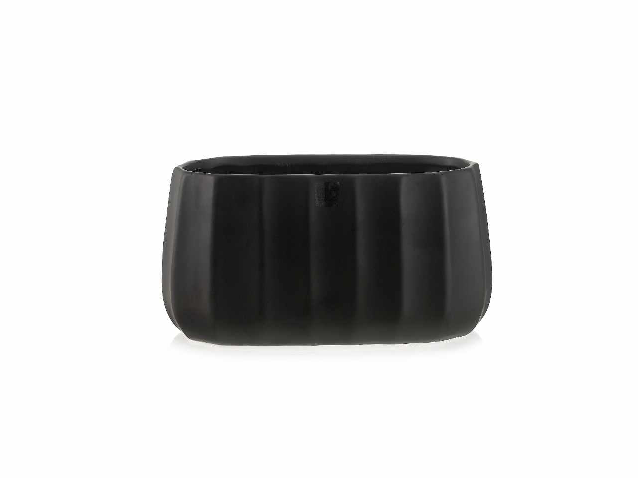 Vaso linea oxford 27x14,5xh.14cm colore nero