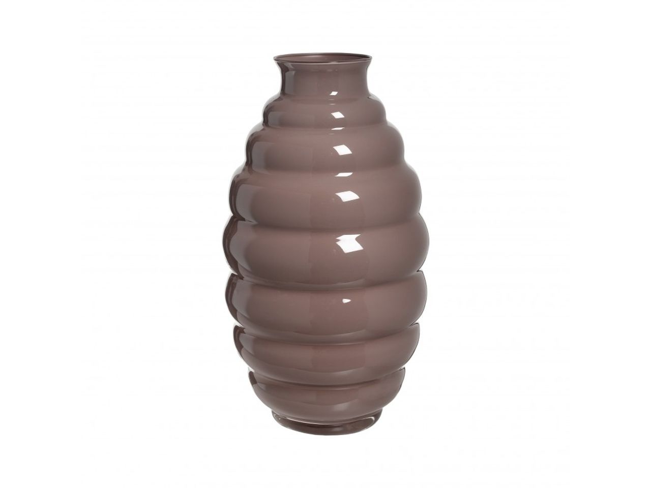 Linea nicole vaso h.37cm colore mavue basic di ceramica