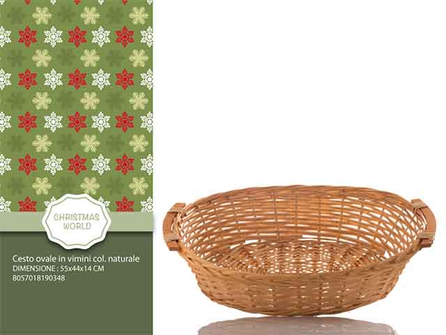 Cesta naturale 55x44x14cm