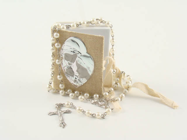 Rosario in libro icona 7x6cm 11824