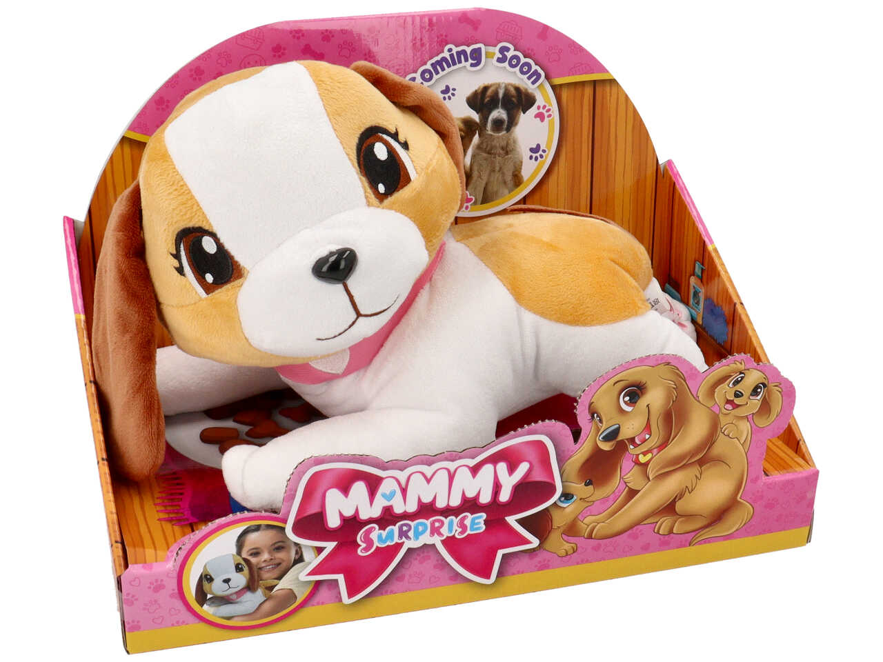 Mammy surprise big dog - beagle