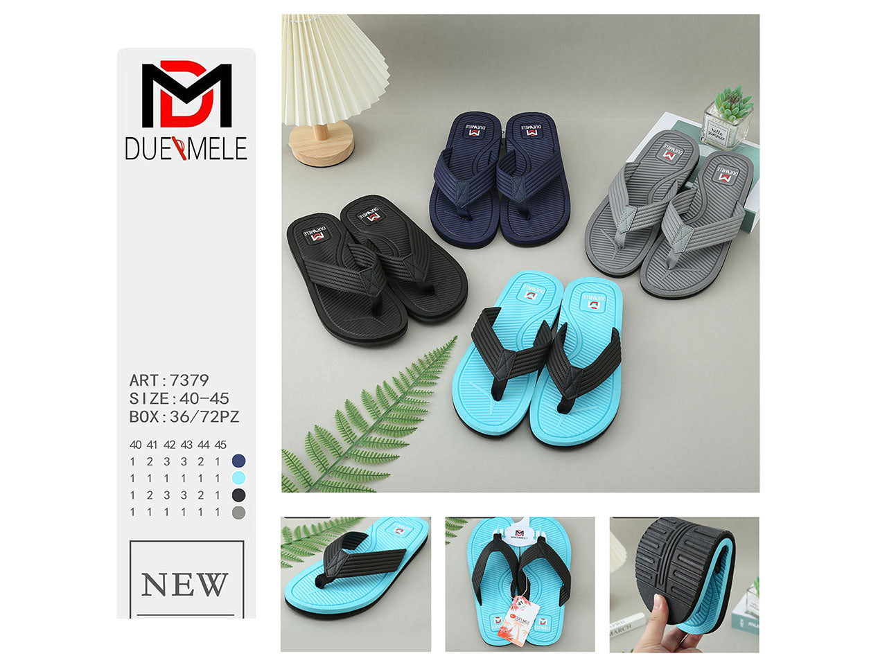 Ciabatta mare uomo infradito taglia 40-45