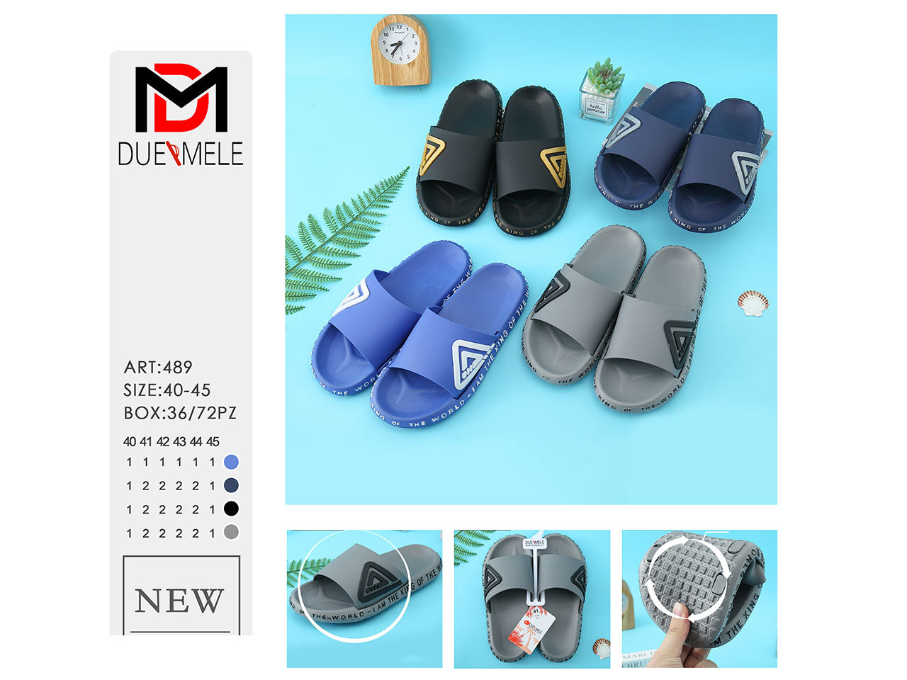 Ciabatta mare uomo taglia 40-45
