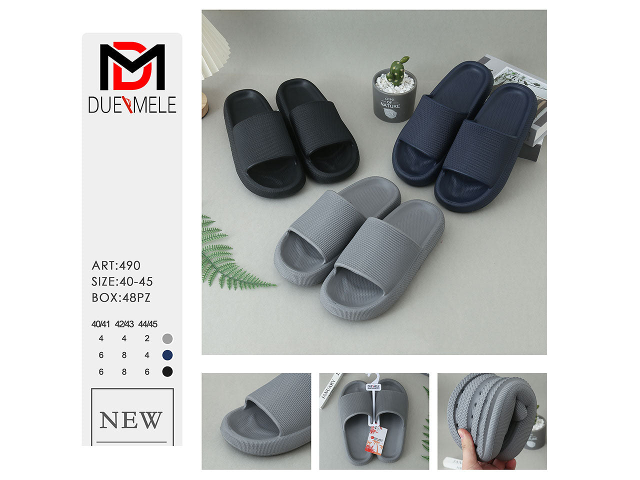 Ciabatta mare uomo taglia 40-45
