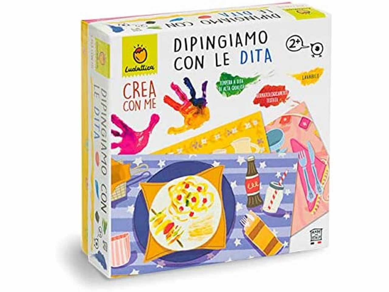 Ludattica crea dudu' dipingiamo con le dita