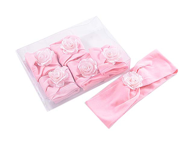 Fascia baby rosa c/fiore fs147r