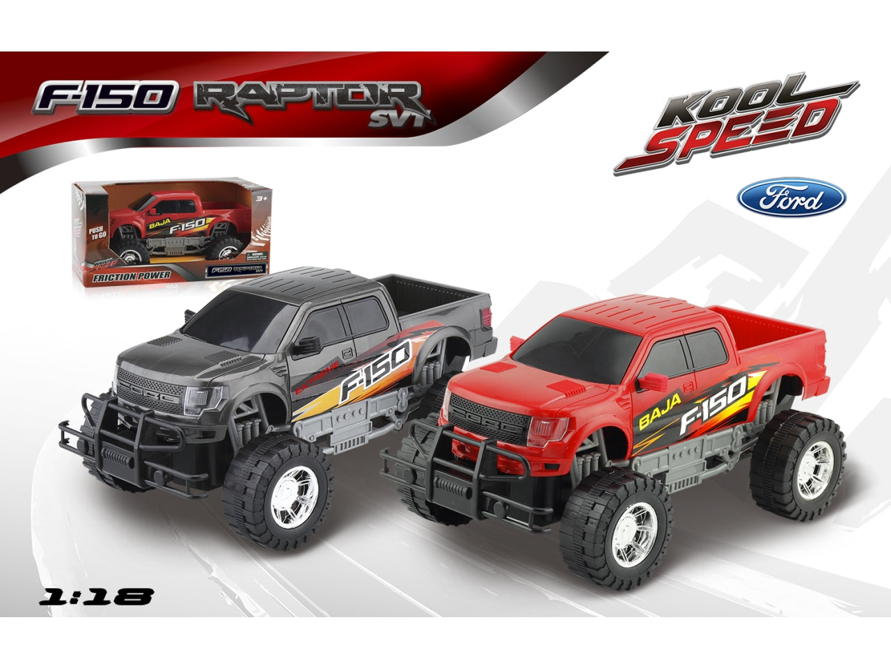 Ford pick up f150 a frizione scala 1:16