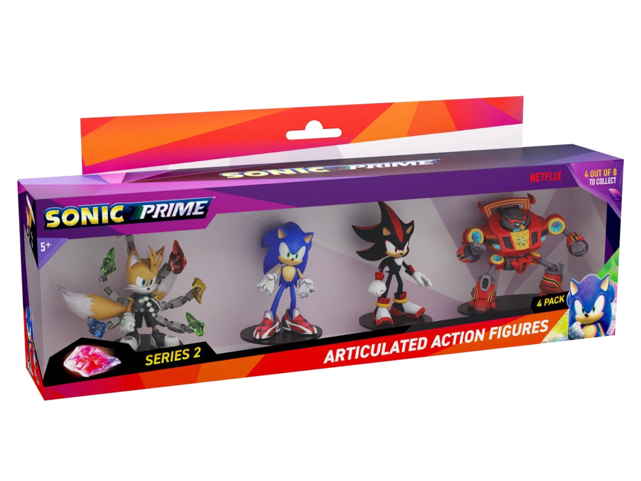 Sonic prime pack 4 personaggi articolati