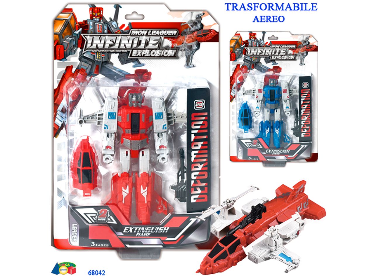 Set trasformabile elicottero modelli assortiti