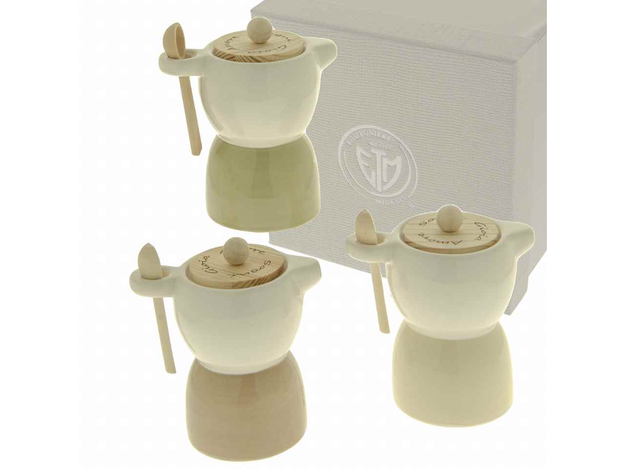 Moka decorativa style 3 assortimenti h10cm con box