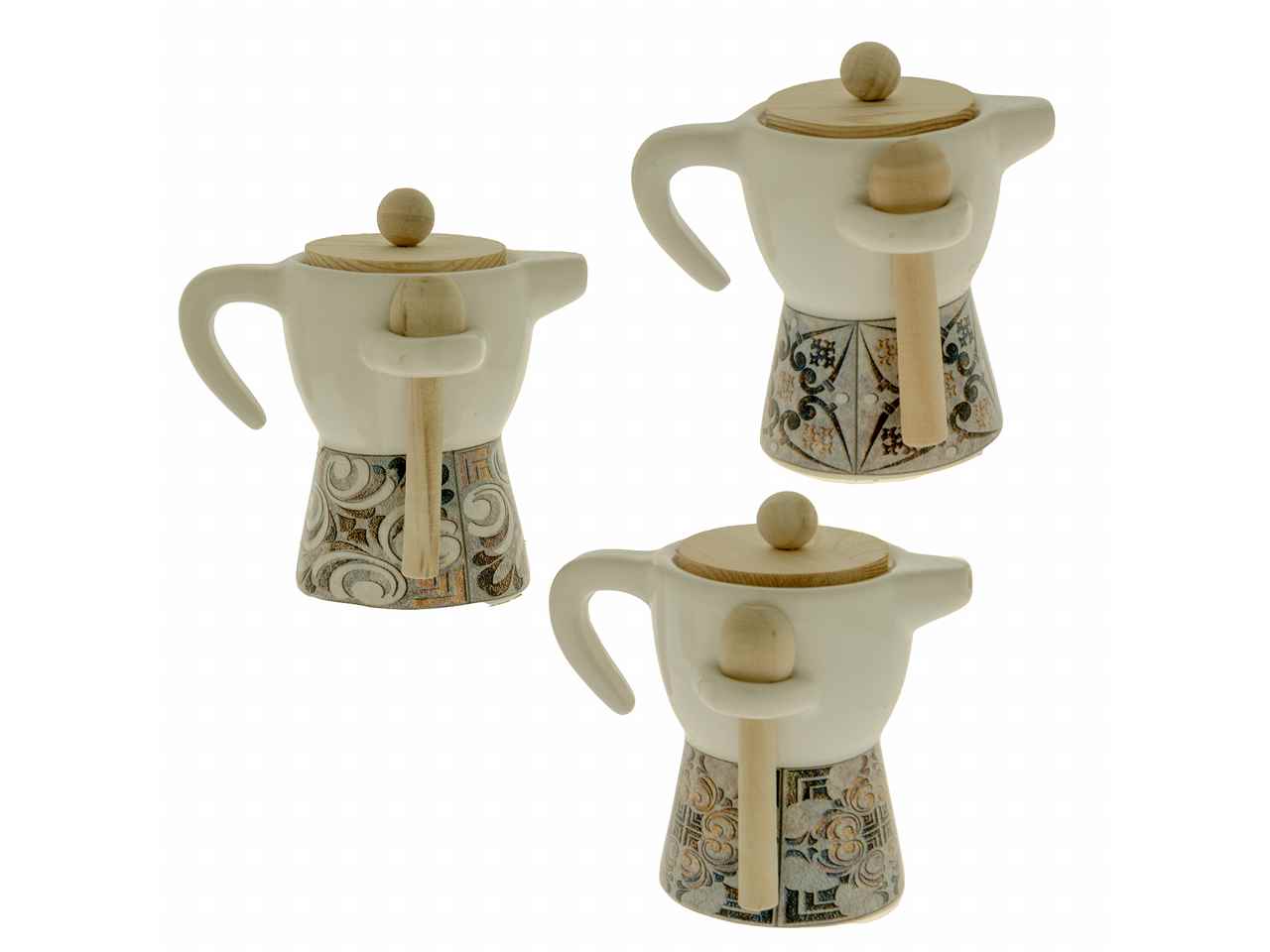 Moka decorativa pompei 3 assortimenti h10cm