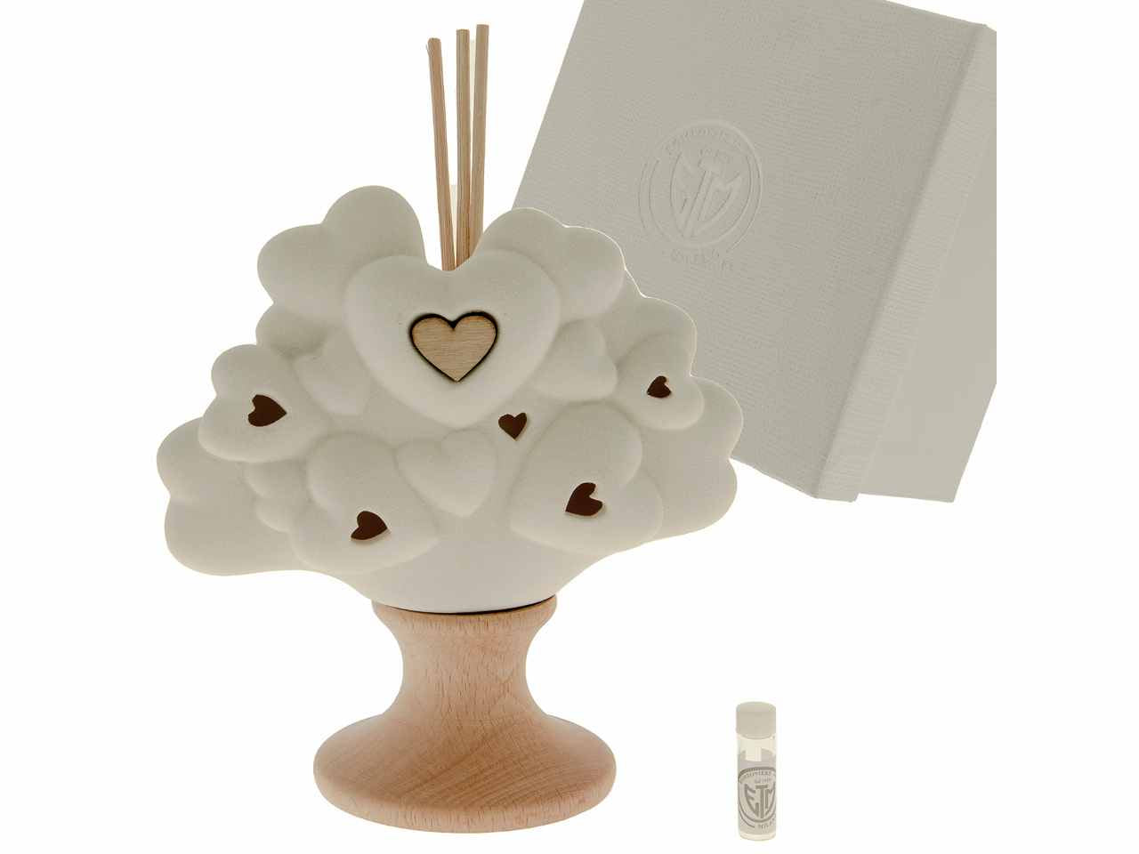 Diffusore corazon con led 14xh17cm