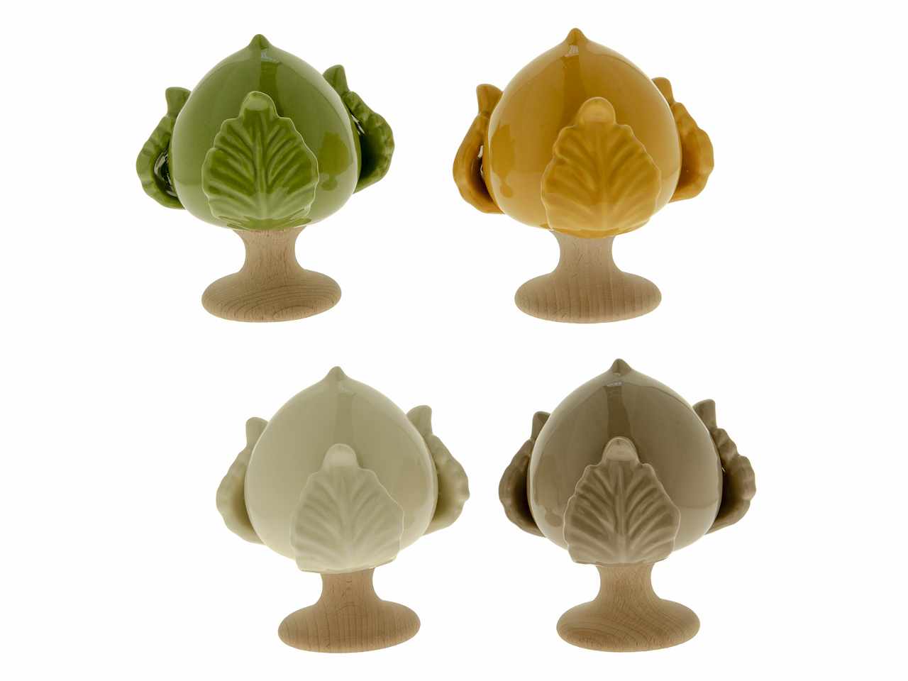 Pumo in legno 4 assortimenti h12cm