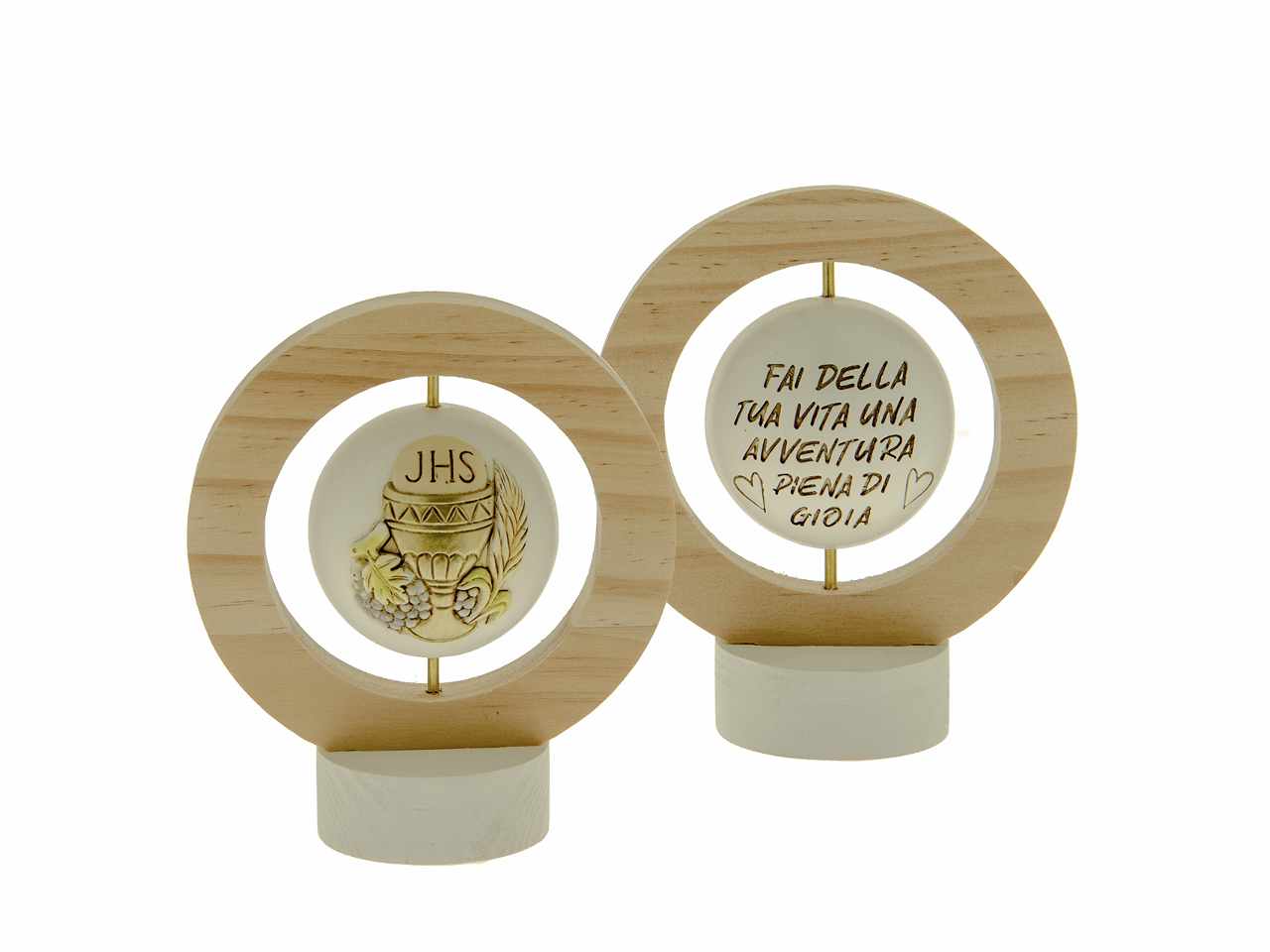 Icona globo per comunione h12cm