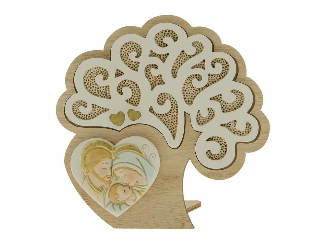 Icona nature sacra famiglia 11cm