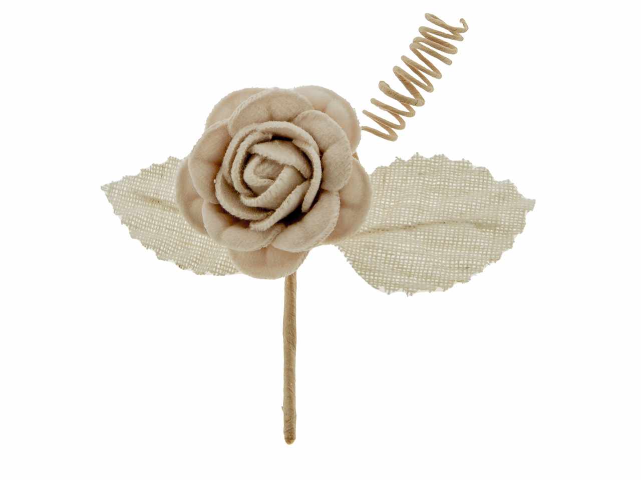 Ramo soffi colore rosa 10cm 12pezzi