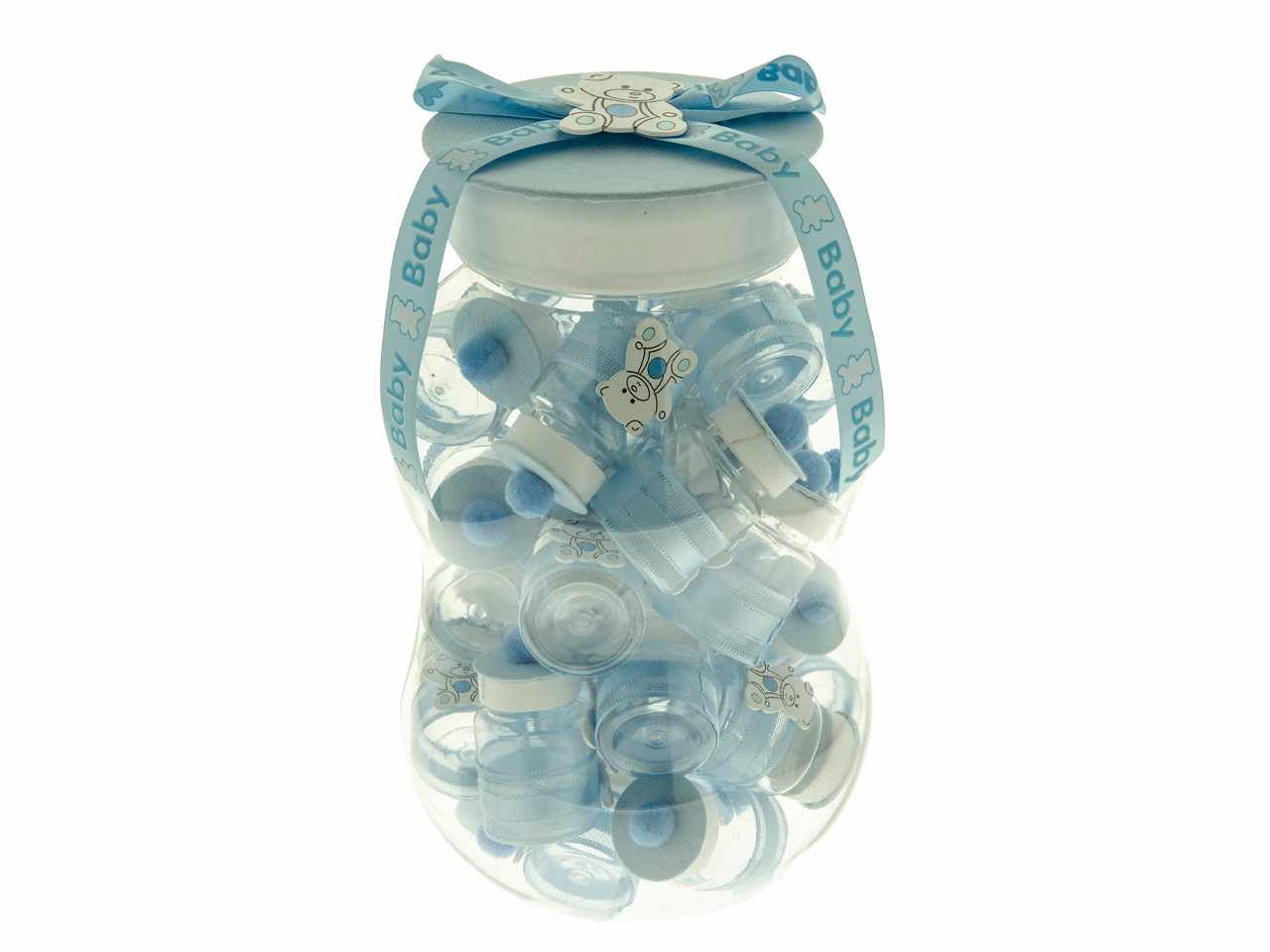 PON PON MAXI BOX 1+30 PEZZI COLORE CIELO H30CM