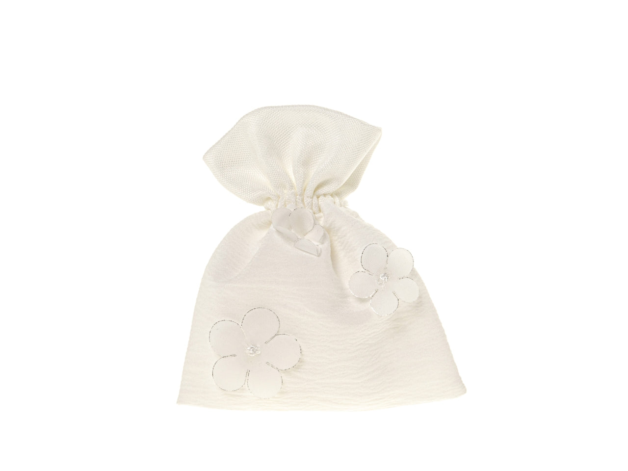 Flower bag misura 10x12cm colore bianco