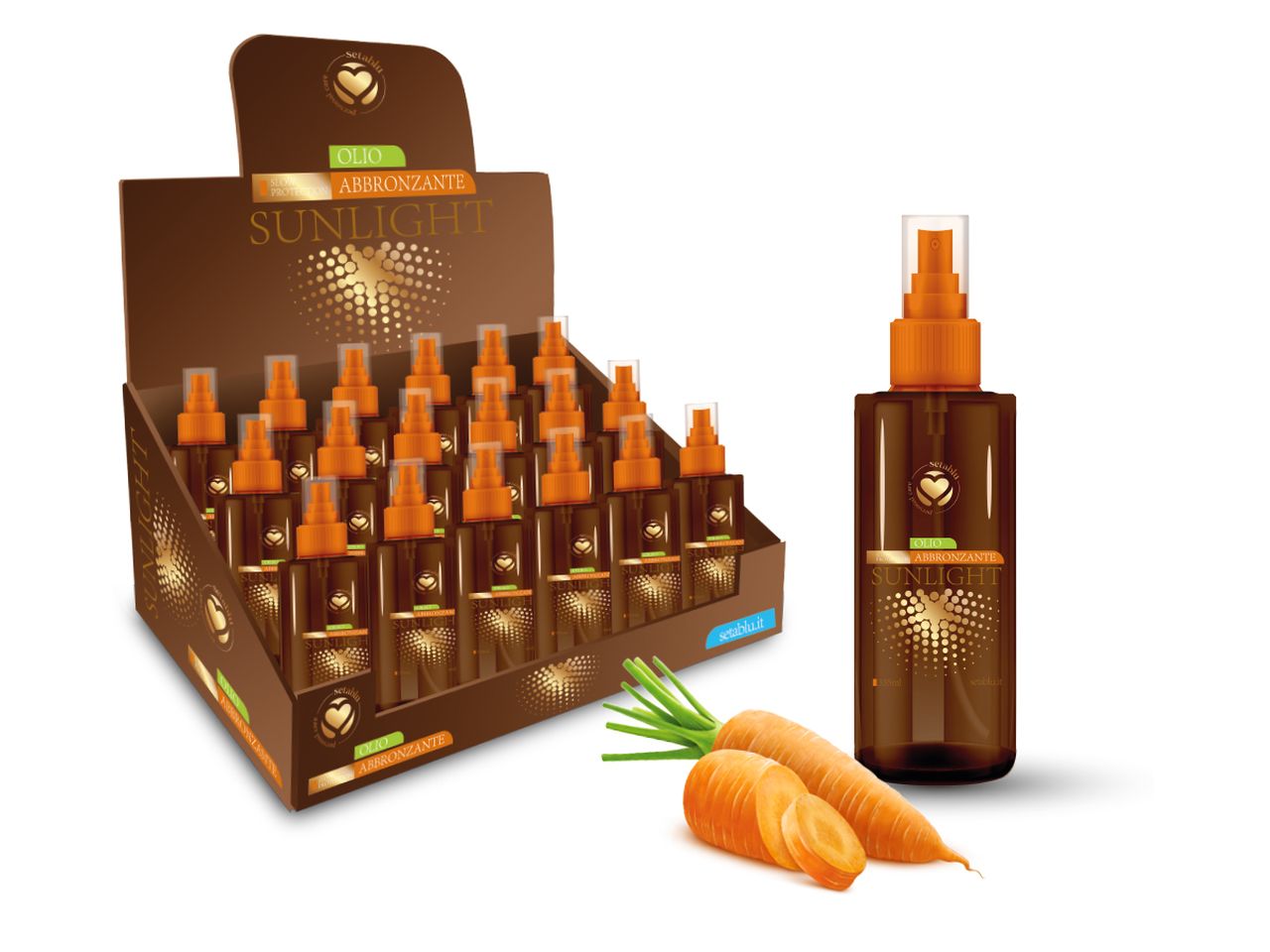 Spray olio abbronzante carrot 150ml