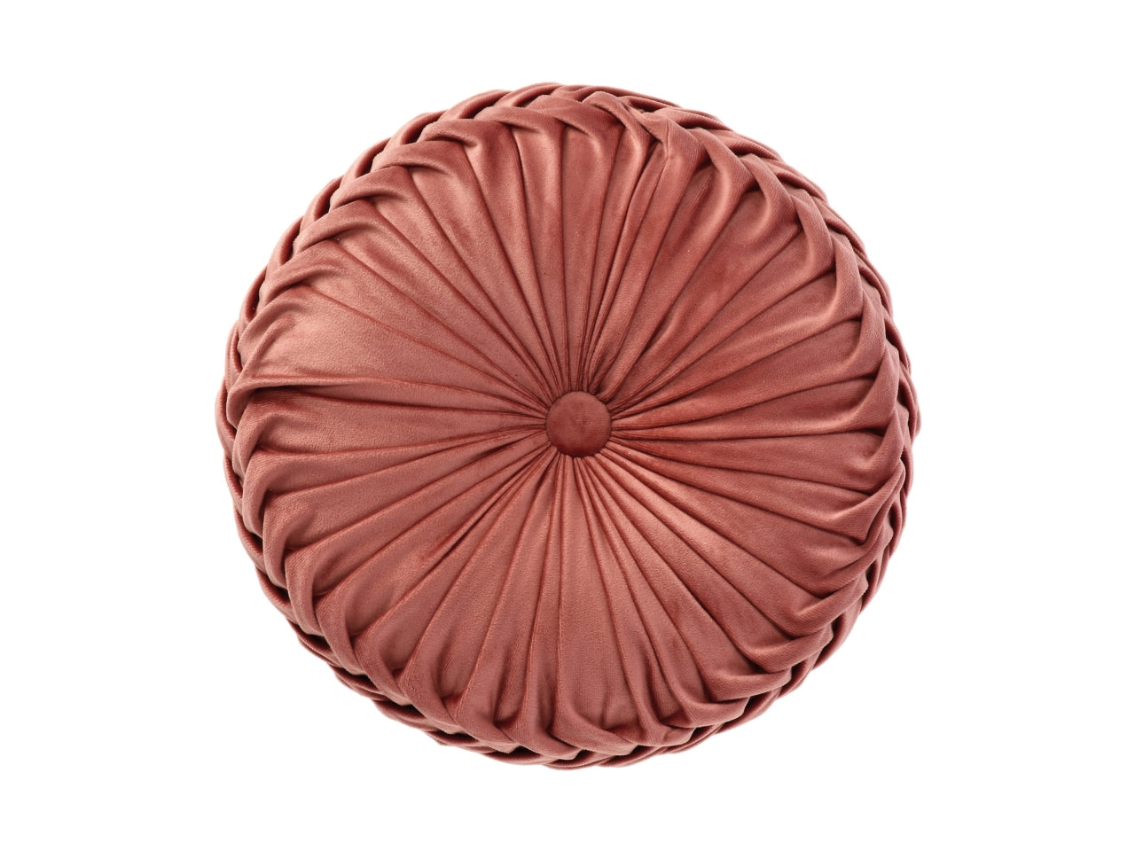 Cuscino di velluto diametro 45cm disponibile in 4 diversi colori