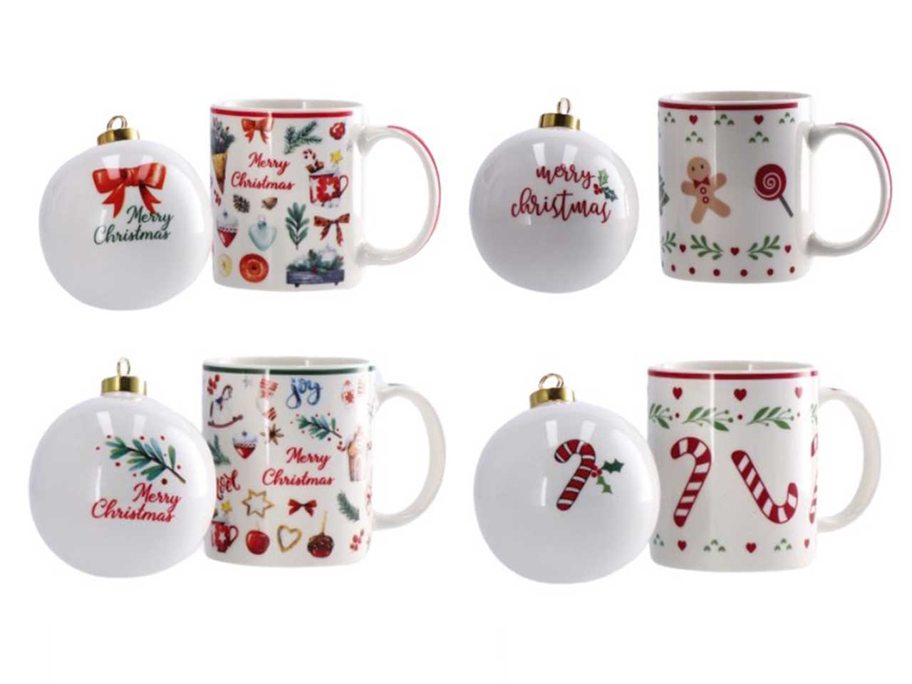 Set regalo tazza con palla natalizia - disponibile in diversi assortimenti