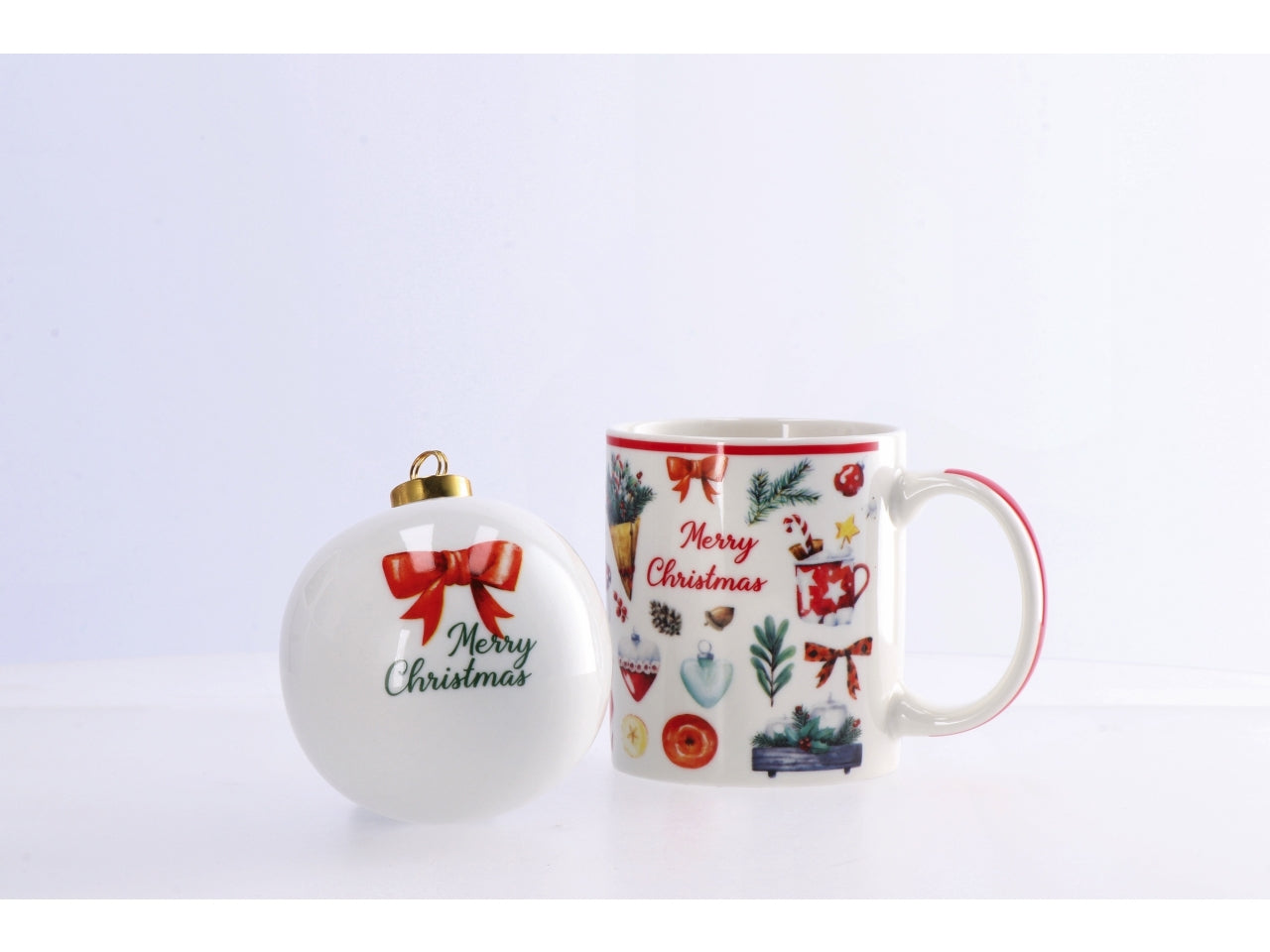 Set regalo tazza con palla natalizia - disponibile in diversi assortimenti