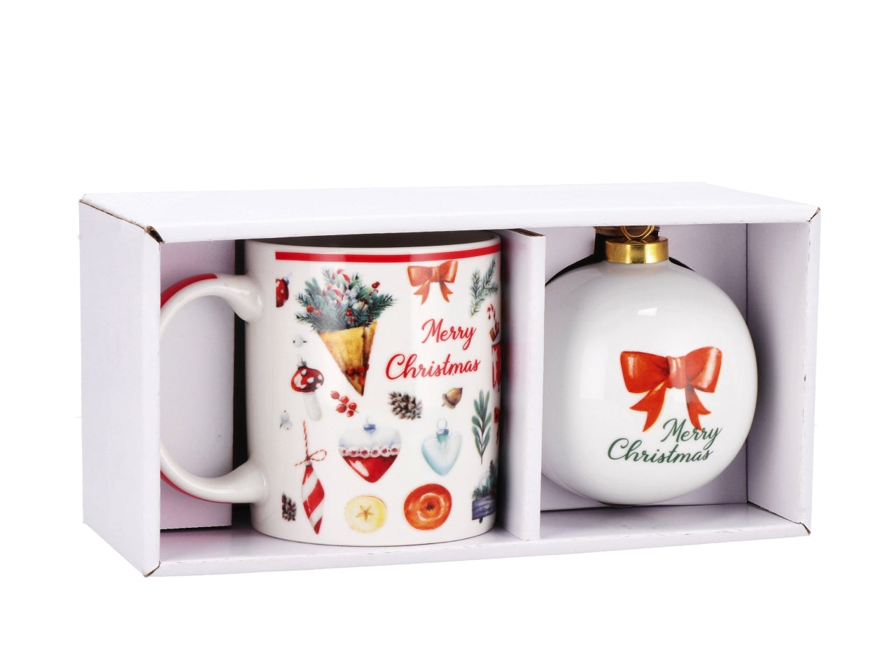 Set regalo tazza con palla natalizia - disponibile in diversi assortimenti