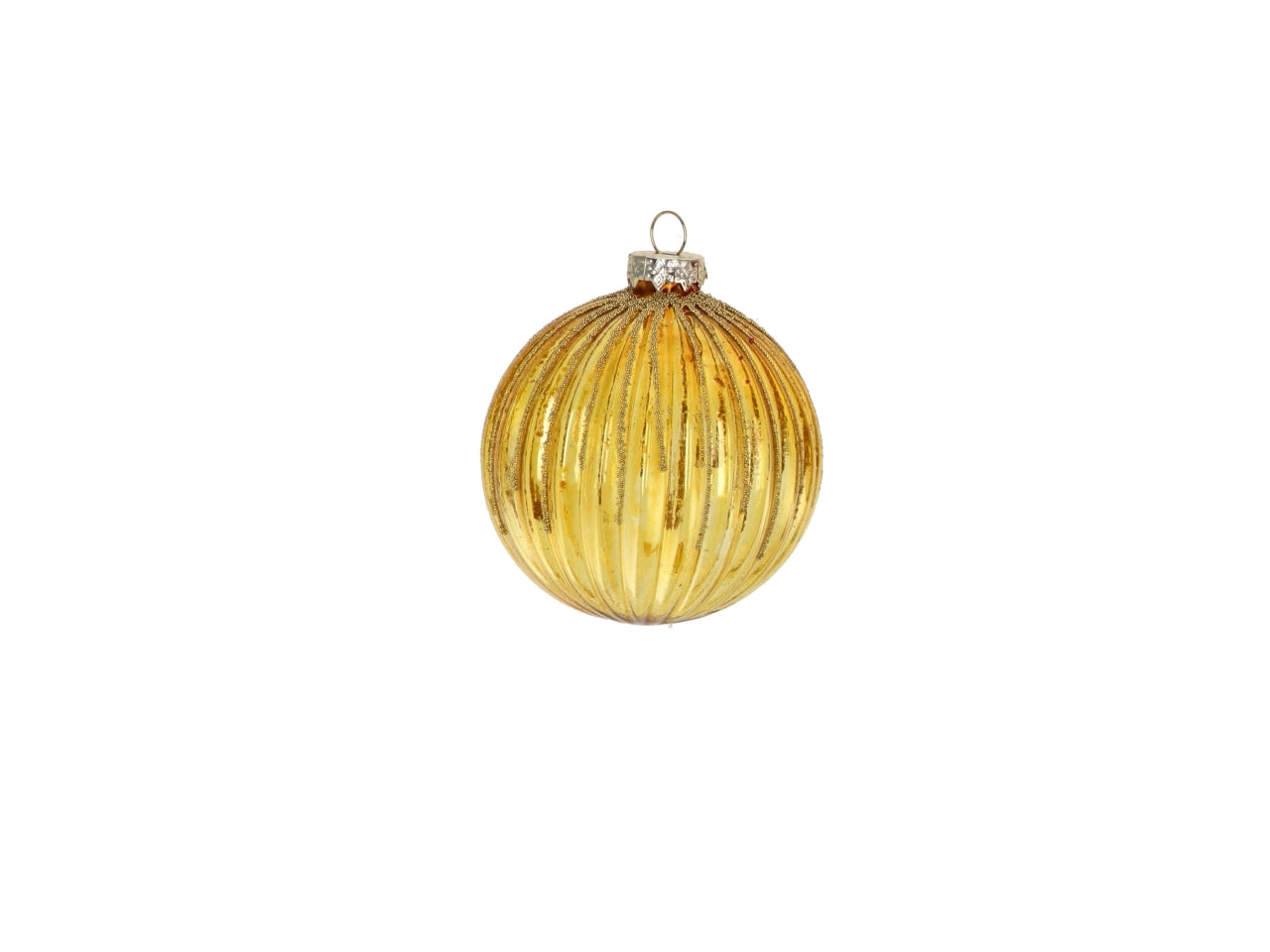 Palle natalizie in vetro rosso d.8cm - disponibile in diverse varianti