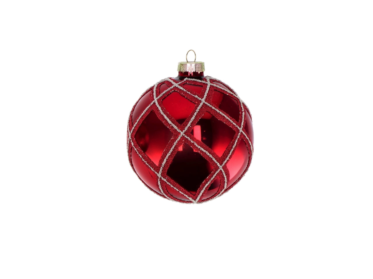 Palle natalizie in vetro d.10cm - disponibile in colori assortiti