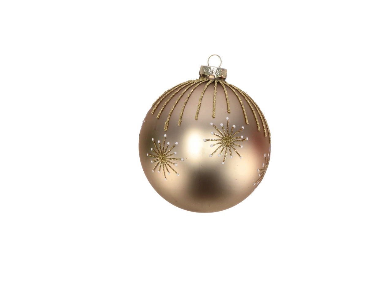 Palle natalizie in vetro d.10cm - disponibile in colori assortiti