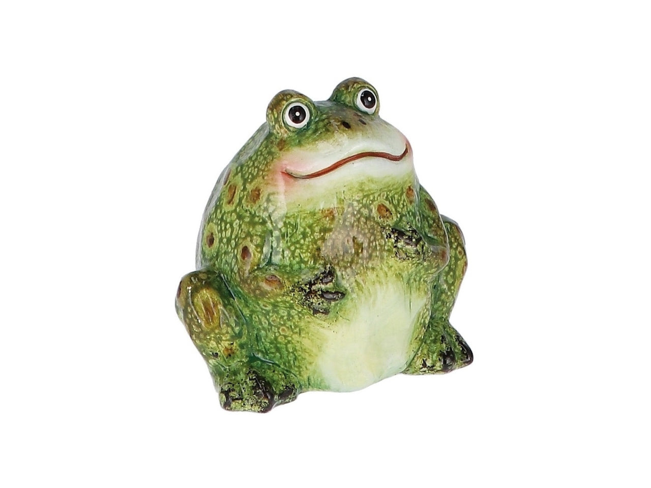 Rana in ceramica 8,5x6,5xh.8cm